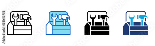 Repair icon Multi Style Vector Illustration