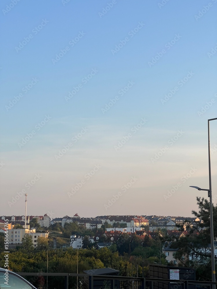 Obraz premium view from the top of the city hall