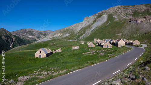 Принти на полотні Camp des Fourches dans le département des Alpes-Maritimes dans le col de la Bone