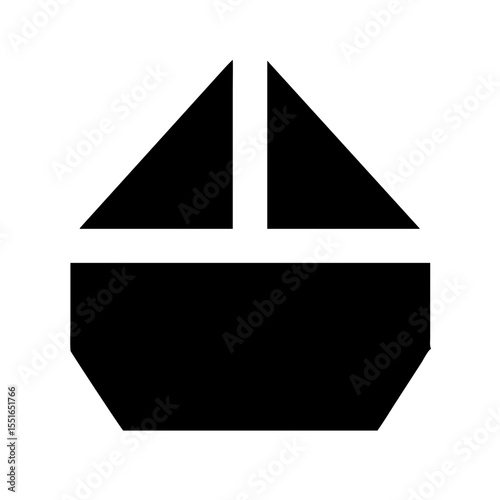 Geometric shape icon vector illustration
