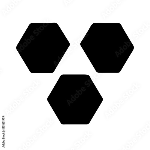 Honeycomb icon vector illustration