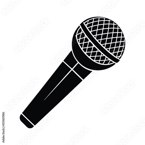 microphone isolated on white