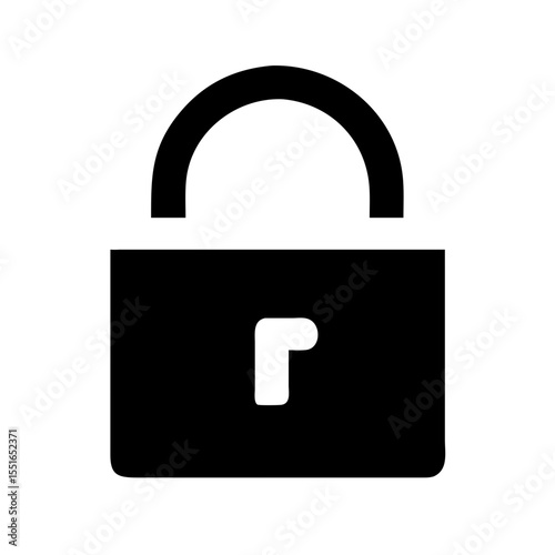 Lock icon vector illustration