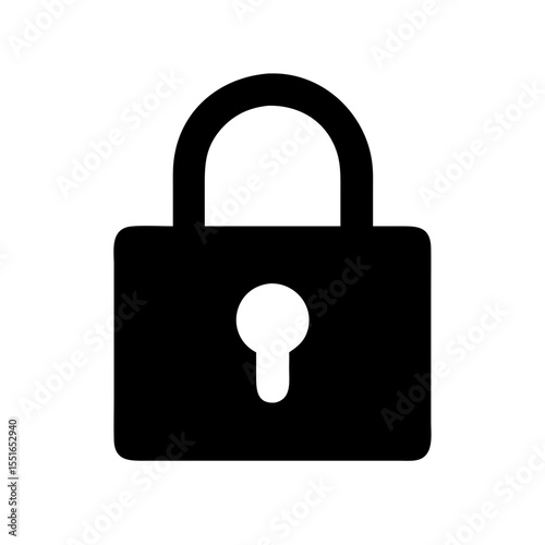 Padlock icon vector illustration