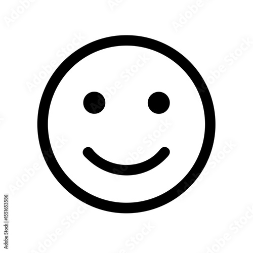 Smiley face icon vector illustration