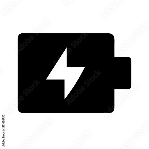 Battery charging icon vector illustration