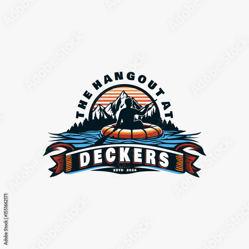 The Hangout at Deckers Rafting Adventure Logo