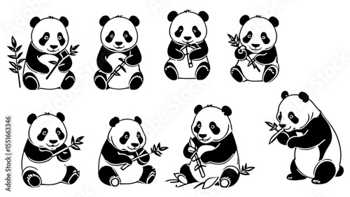 赤ちゃんパンダのかわいいポーズ集｜Cute Baby Panda Pose Collection