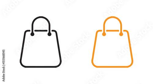 vector illustration of a colorful bag