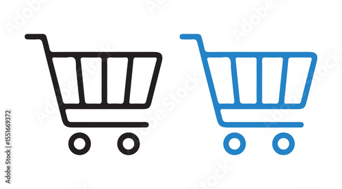 shopping cart vector illustration