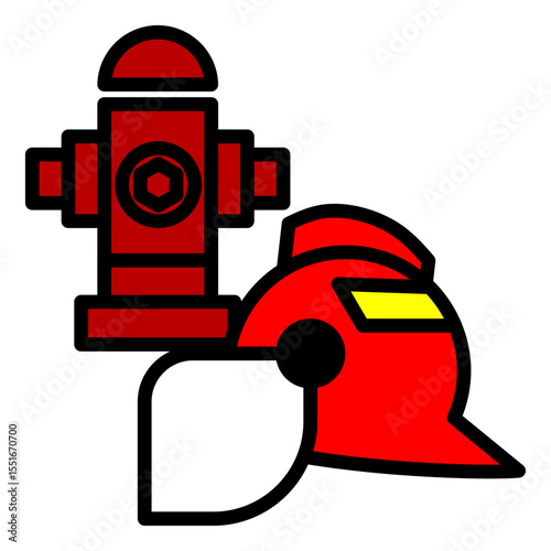 Firefighter Color Icon