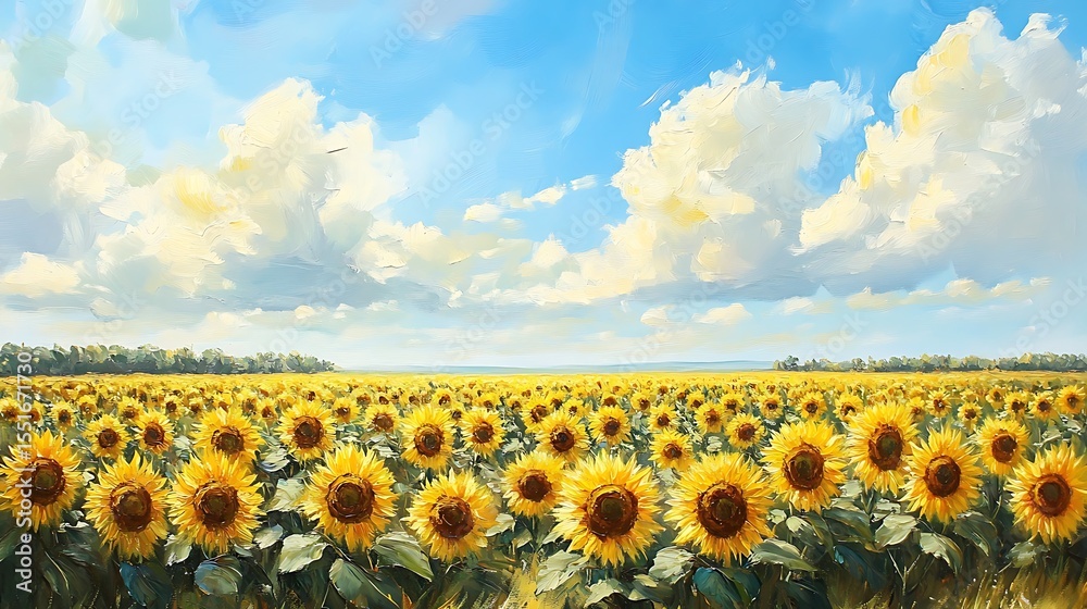 Obraz premium A professional artist drawing nature-inspired concept art