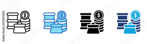Commodities icon Multi Style Vector Illustration