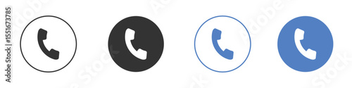 Phone call icon vector, Symbol, logo illustrations