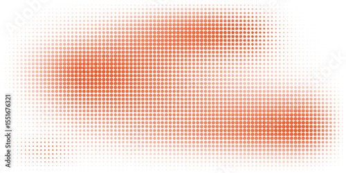 Abstract vector-style design featuring red dots transitioning into a gradient on a white background. Perfect for modern backgrounds, graphic overlays, or stylish layouts.