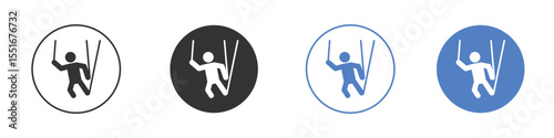 Puppet icon symbol set. vector graphic design