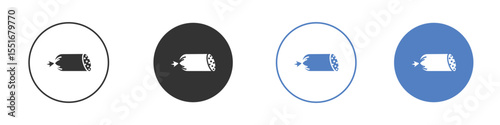 Sausage salami icon vector, Symbol, logo illustrations