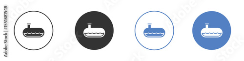 Sewerage tank icon symbol set. vector graphic design