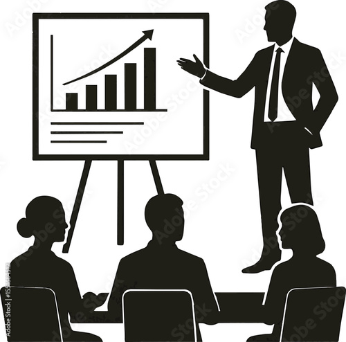 Create a kinds of deferent business, silhouette, office, businessman, people, computer, vector, illustration, work, desk, woman, vector art with white background.