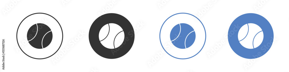 Tennis ball icon vector, Symbol, logo illustrations Tennis ball icon vector, Symbol, logo illustrations