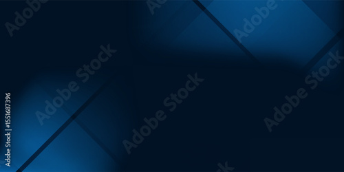 Design background gradient dark navy blue banner abstract art