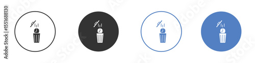 Time waste icon vector, Symbol, logo illustrations