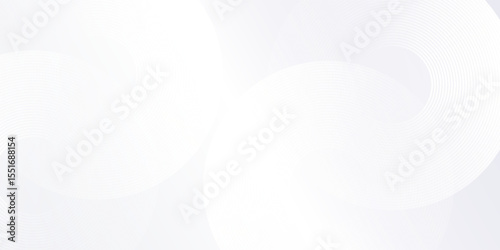 Abstract lines grey background with dynamic circle lines simple abstract modern design