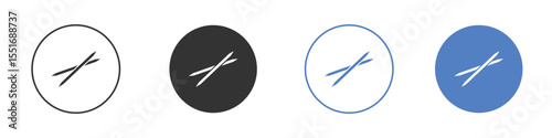 Toothpick icon symbol set. vector graphic design