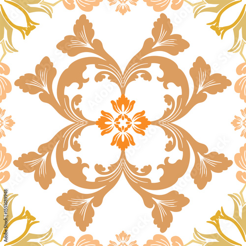 Abstract flora, Geometric Ethnic traditional seamless,Knitting,Navajo Native American Indian, tribal, traditional, pattern design for carpet, print, wrap, decorative, illustration, Fabric, Wallpaper, 