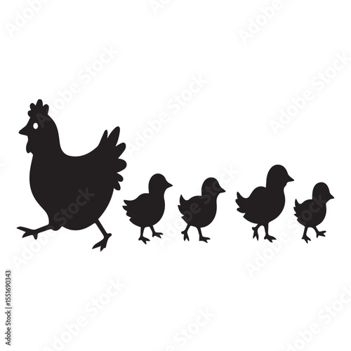 hen and chicken
