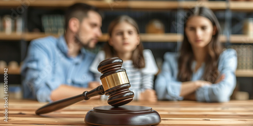 Court ruling on the separation of couples with children.