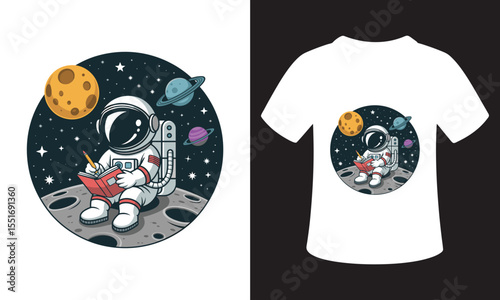 Creative Writer & Reading Dreamer T-Shirt Designs – Books, Typewriters & Imagination Vector Illustration