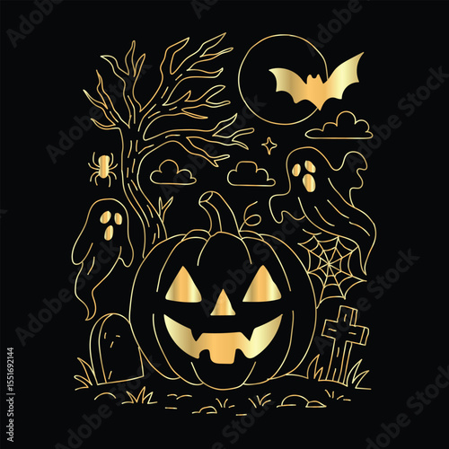 halloween pumpkin head