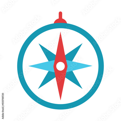 Compass navigation tool icon Vector illustration on white background