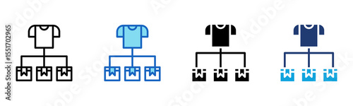 Product Category icon Multi Style Vector Illustration