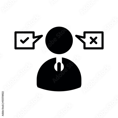  business decision making confusion icon.