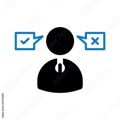  business decision making confusion icon.