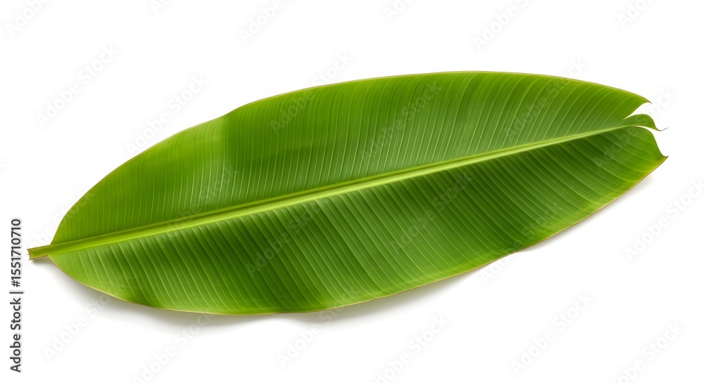 Fototapeta premium Fresh Vibrant Banana Leaf