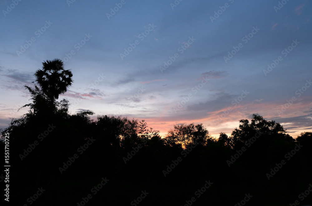 Obraz premium sun set In the evening#1