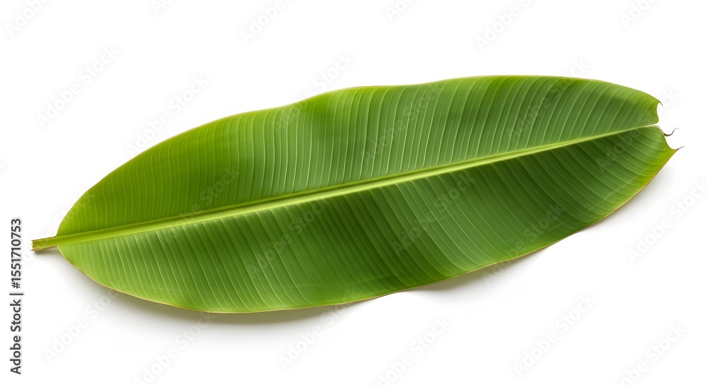 Fototapeta premium Bright Green Banana Leaf