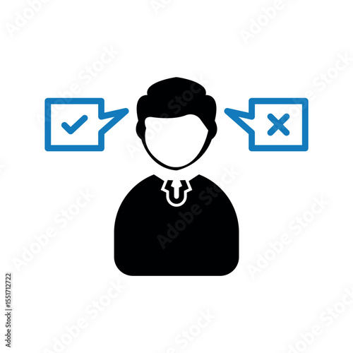  business decision making confusion icon.