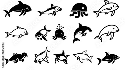 サメのイラストコレクション｜Shark Illustration Collection
