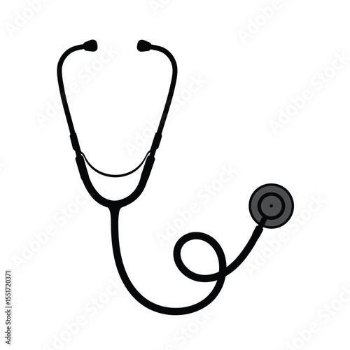 stethoscope isolated on white background
