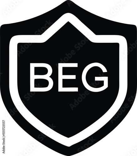 Beg logo shield icon