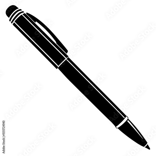 pen isolated on white background