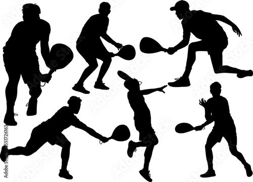Set - Padel players - Men.eps