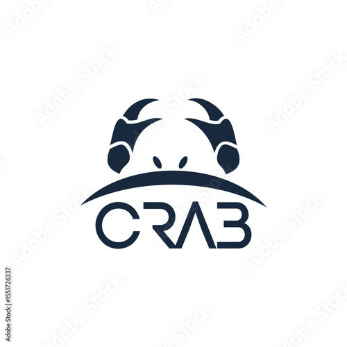 Crab illustration for Seafood logo design. Suitable for your design need, logo, illustration, animation, etc.