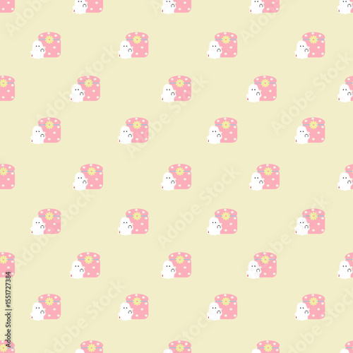Halloween collection fabric seamless pattern. Great for fabric packaging wallpaper wrap carpet decorative illusion and decor projects. Fully editable EPS file included