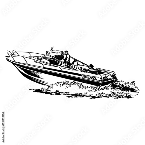 speedboat Icon black