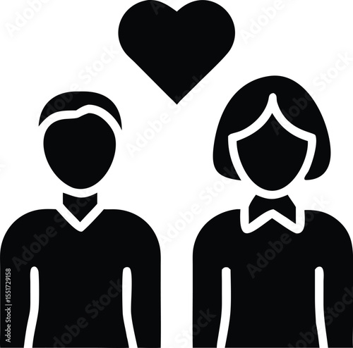 Couple in love icon